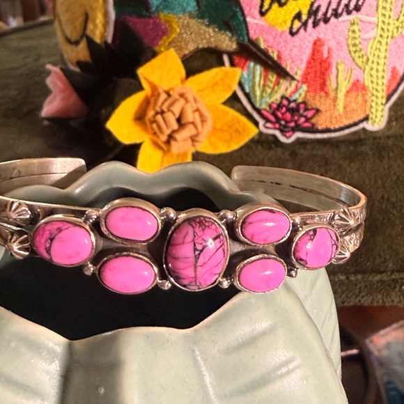 Cherry Blossom Sterling Silver Cuff bracelet
Southwestern - Picture 2 of 4